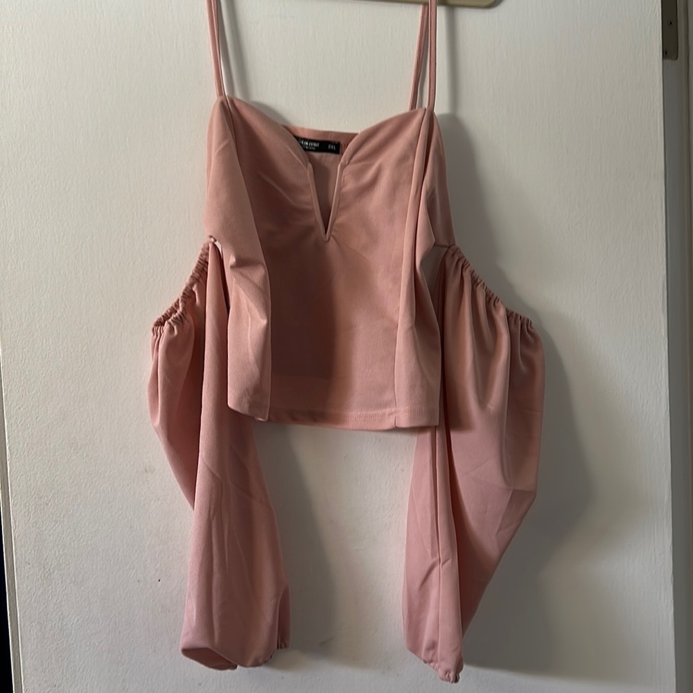 SHEIN blush pink top